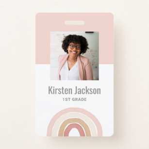 Preschool Teacher Id Card